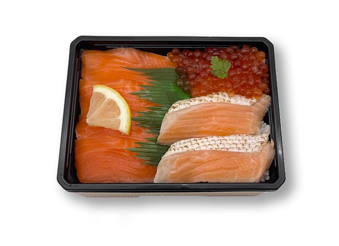 サーモンいくら丼