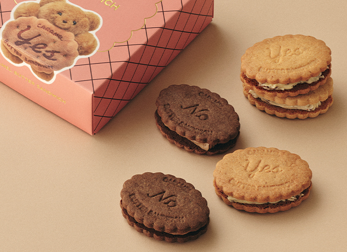 キャラメルバターサンドイッチ レーズン＆ショコラアプリコット 4個入