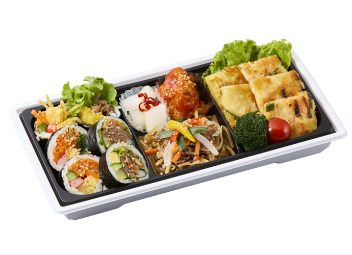 2種キンパの彩り膳