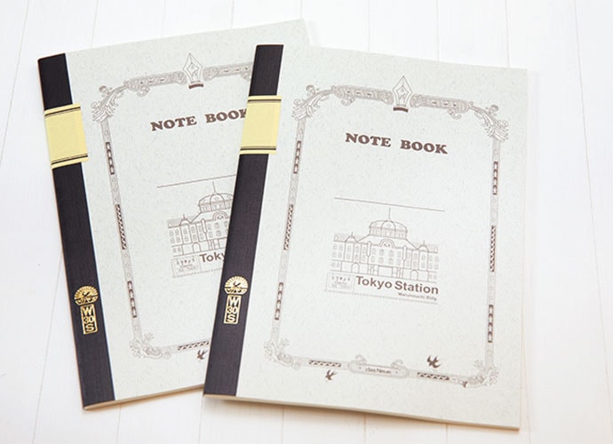 東京駅舎モチーフツバメノート