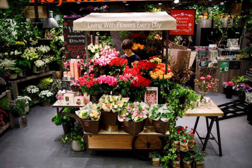 Aoyama Flower Market アオヤマフラワーマーケット 東京駅 構内のショップ レストラン グランスタ 公式 Tokyoinfo