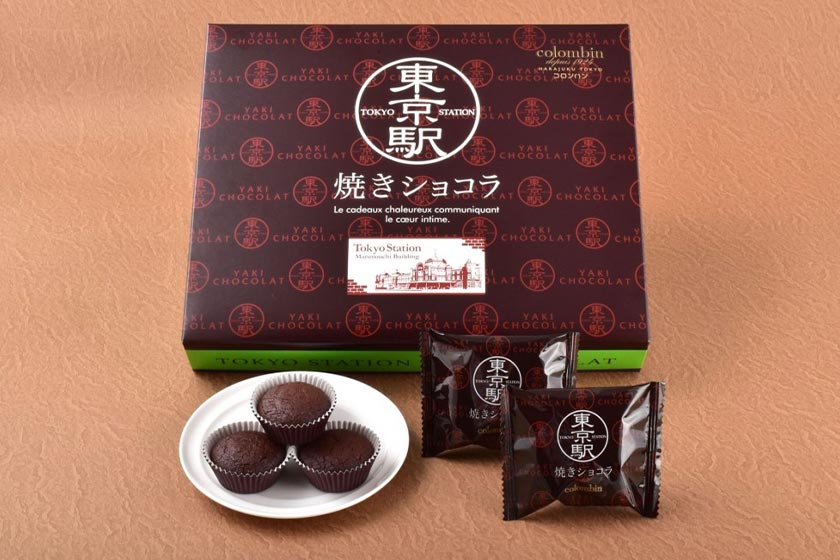 5周年記念イベントが 東京駅限定パッケージ 銀座コロンバン GINZA Colombin 東京駅 焼きショコラ 1箱12個入り